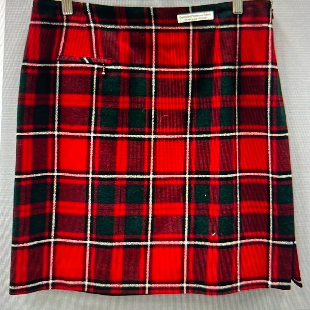 100% Virgin Wool Size 12 Petite Pendleton Skirt - image 1